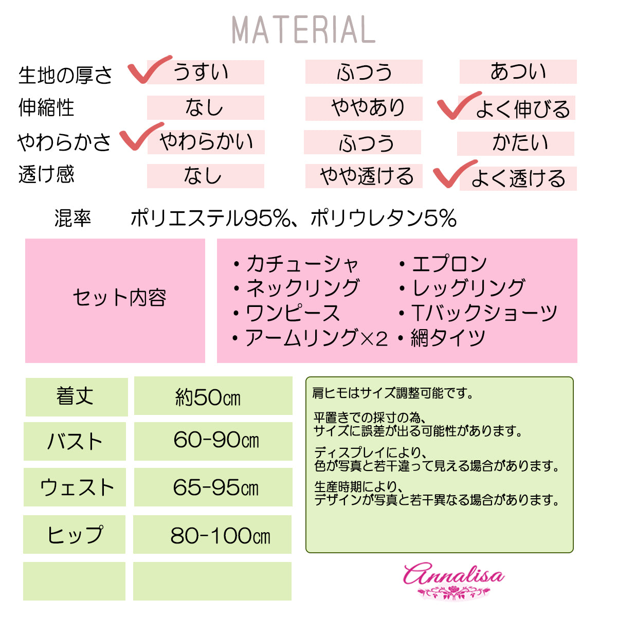 まるで何も身に着けていないような軽いメイド服