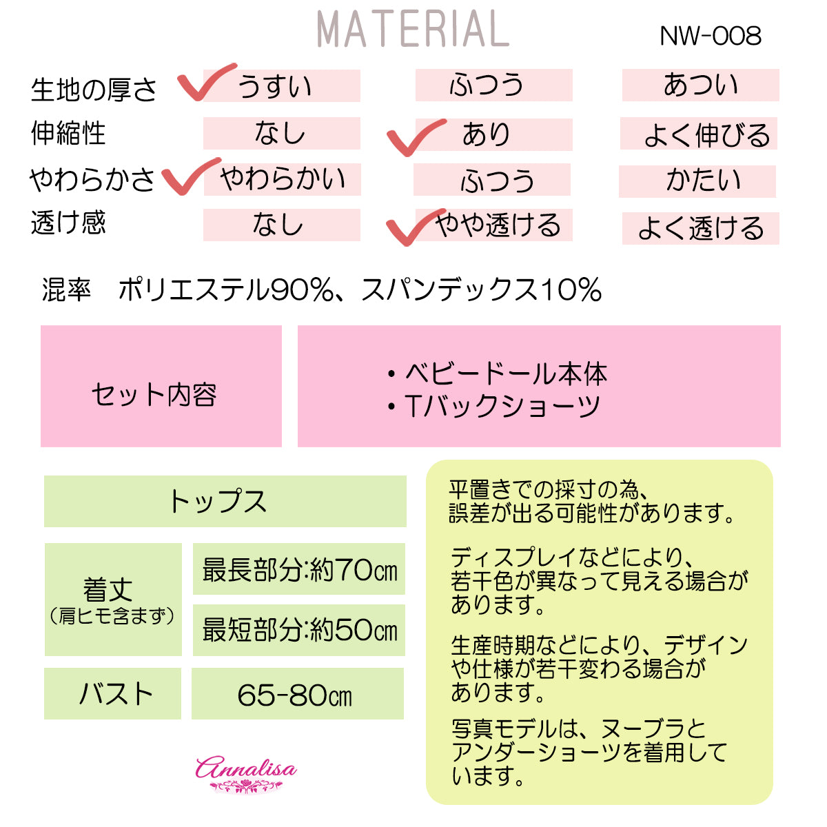 ド定番の王道ベビードール
