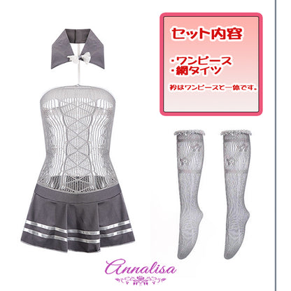 まるでバレリーナのようなかわいらしいボディタイツ