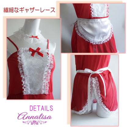 まるで何も身に着けていないような軽いメイド服