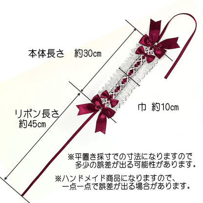 ロリータ王道スタイルのヘッドドレス